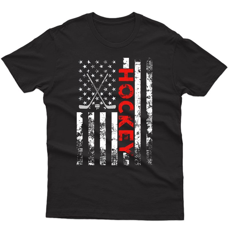 American Flag Hockey Usa Patriotic Shirts