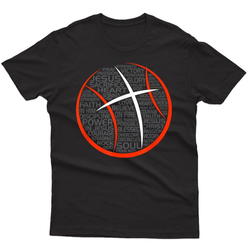 Basketball Christian Athlete Jesus T-shirt