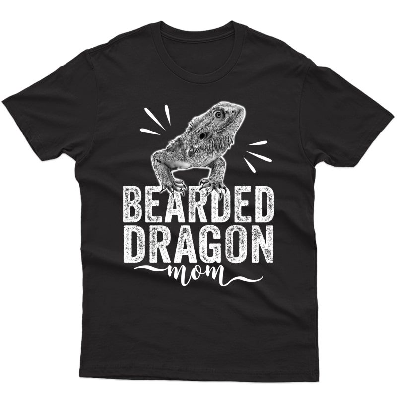 Bearded Dragon Mom Reptile Lizard Beardie Gift Pullover Shirts