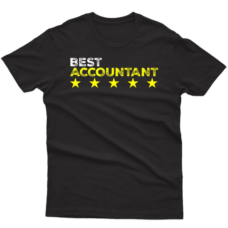 Best Accountant Shirt Cool Profession And Job Name Gifts Premium T-shirt