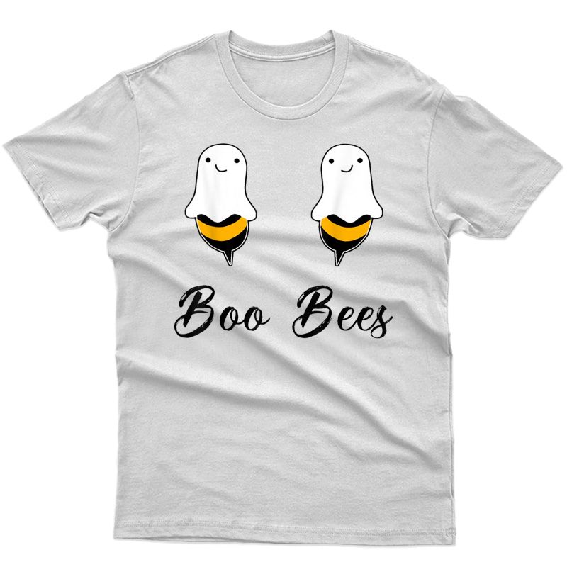Boo Bees Couple Halloween Costume Funny Bee Ghost T-shirt