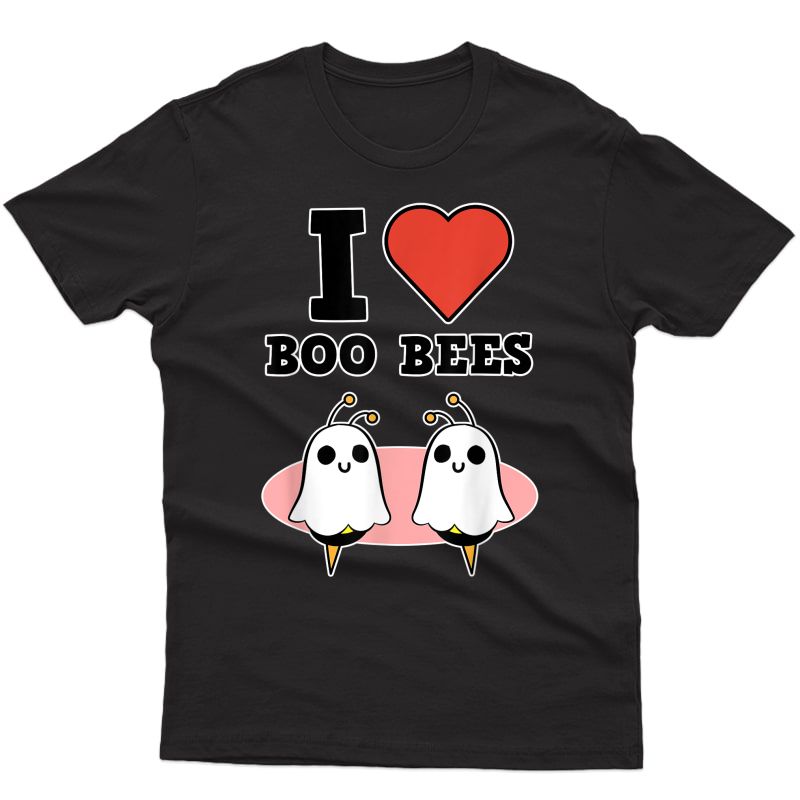 Boo Bees Shirt - Halloween I Love Boo Bees For & T-shirt