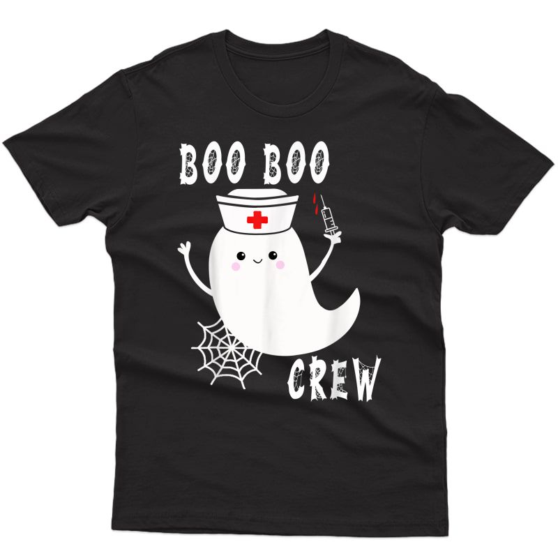 Boo Boo Crew Nurse Ghost Halloween Costume Perfect Gift T-shirt