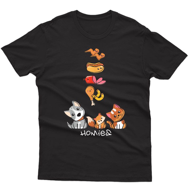 Chicken Wing, Chicken Wing, Hot Dog & Bologna T-shirt