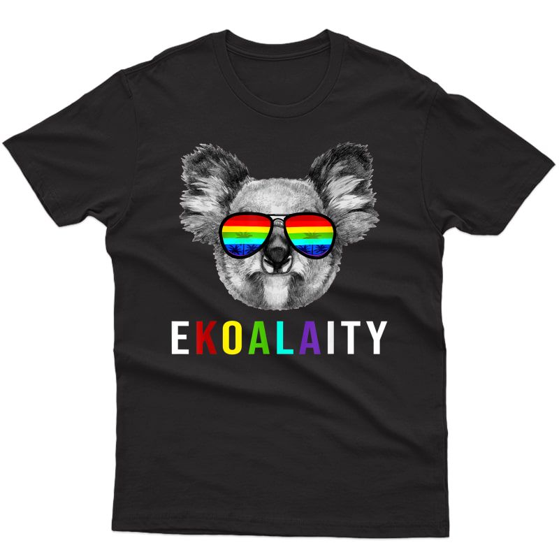 Cool Koala Rainbow Gay Pride Shirt 