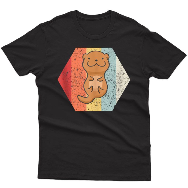 Cute Otter Retro Vintage Sea Otter Gifts Tank Top Shirts