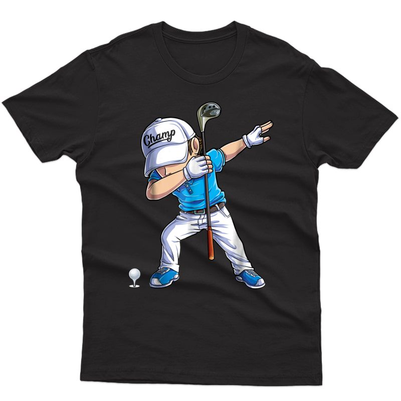 Dabbing Golf T Shirt For Dab Dance Golfing Golfer Gifts