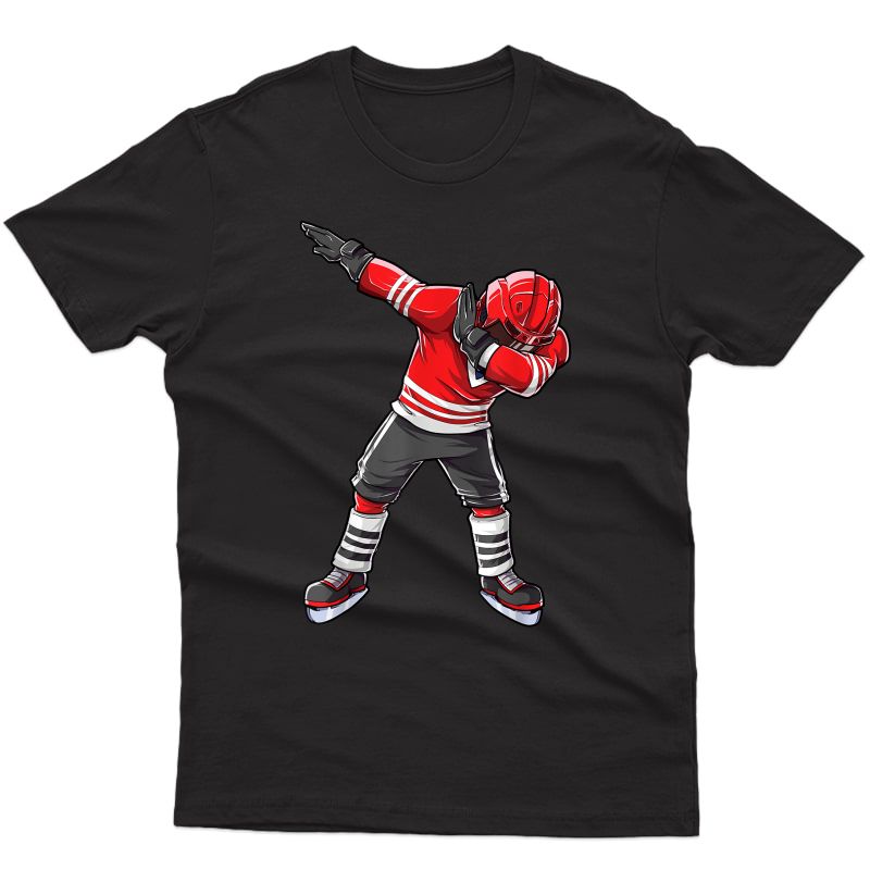 Dabbing Hockey T Shirt Dab Squad Gifts Player