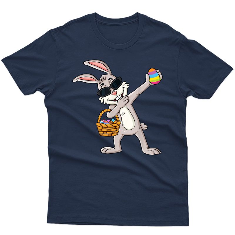 Dabbing Rabbit Easter Day Eggs Dab Girls T-shirt