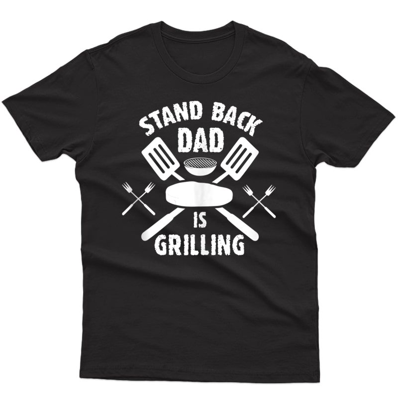 Dad Is Grilling, Chef Barbecue Father Tank Top Shirts