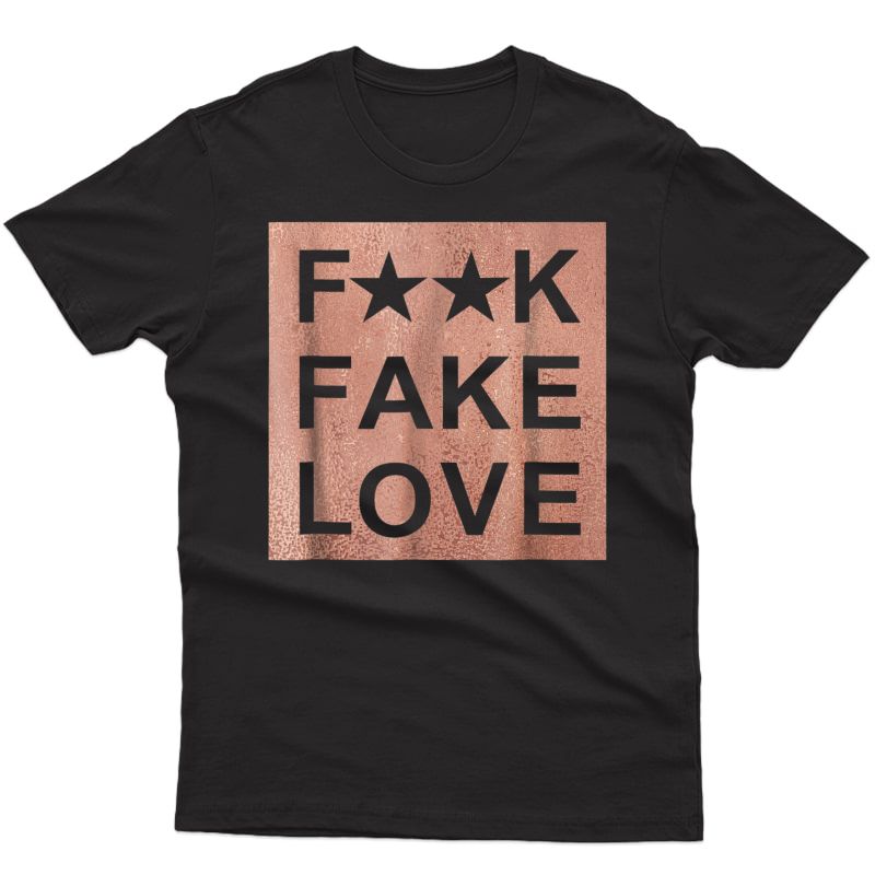 Fake Love Rose Gold T-shirt Sneaker Heads Basketball Shoes