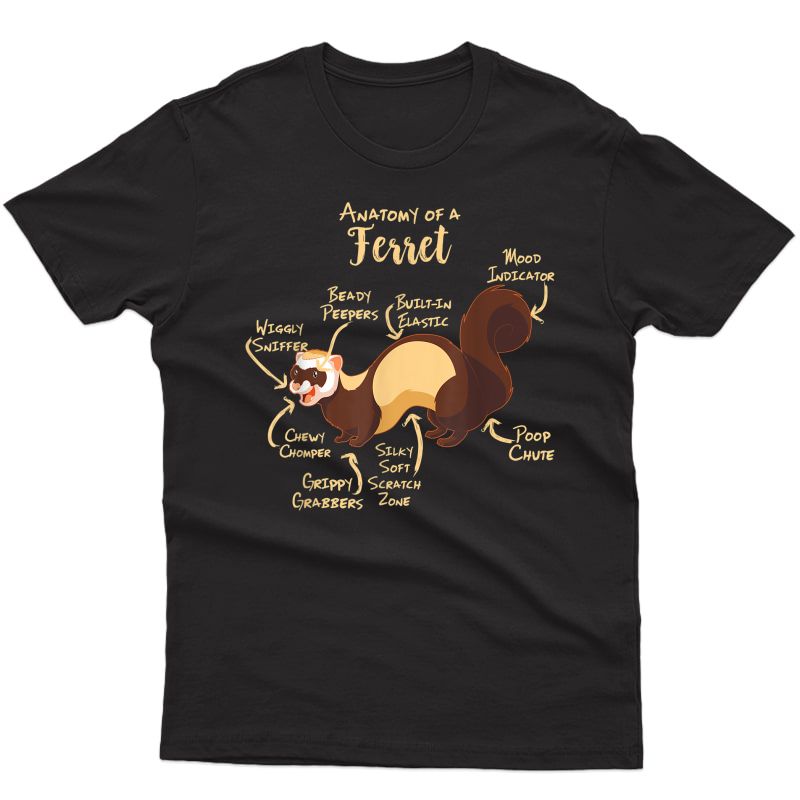 Ferret Anatomy T-shirt