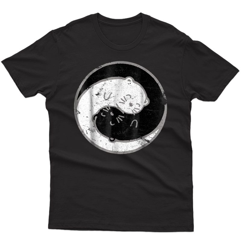 Ferret Ying Yang - Ermine Lovers T-shirt
