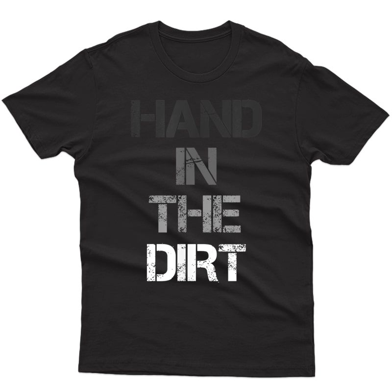 Football Lineman Shirts For Gloves Hand In The Dirt Tees