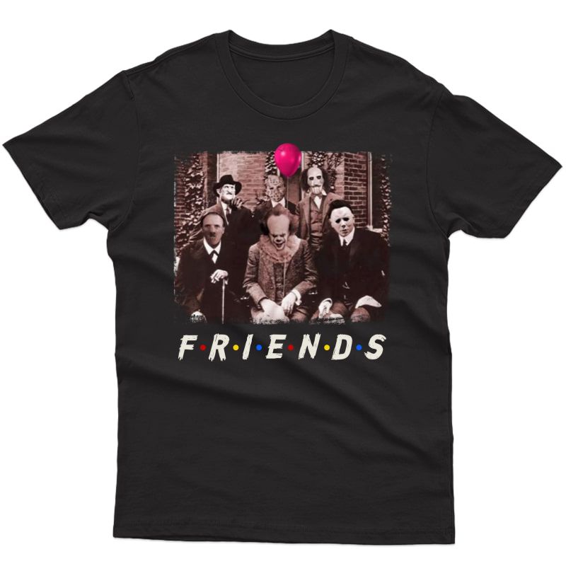 Friends Halloween Horror Team Scary Movies Costume T-shirt T-shirt