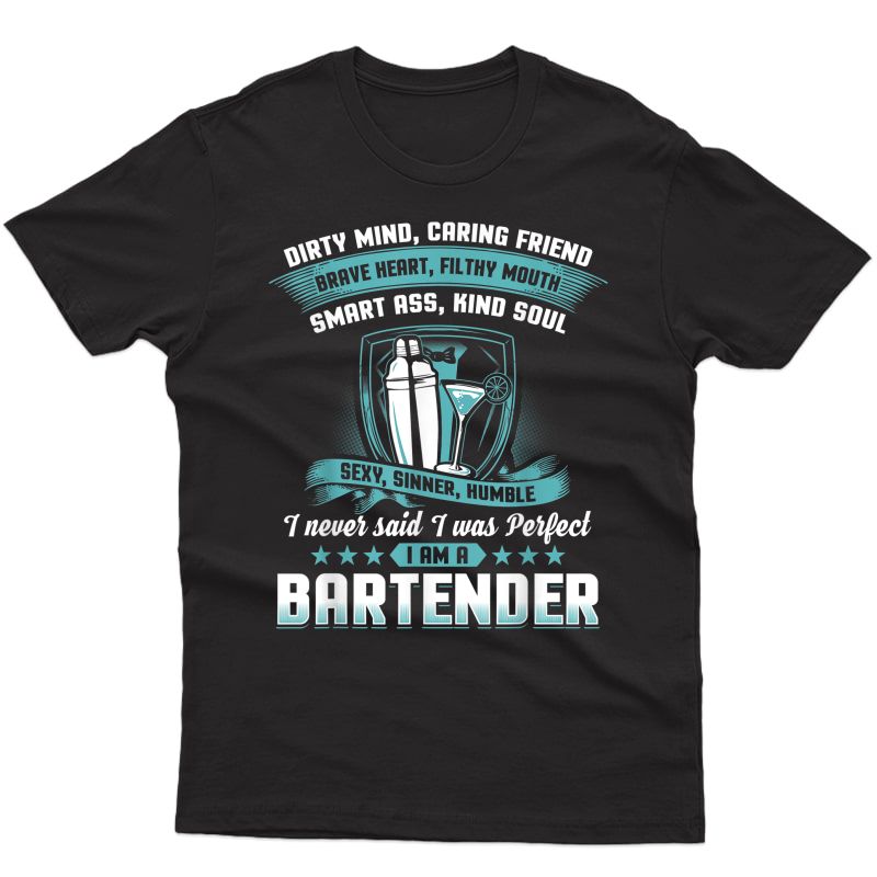 Funny Bartender Shirt Bartending Gift Drinking Bar Club Beer