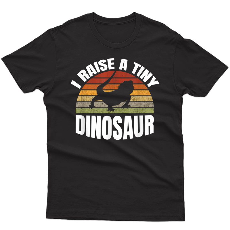 Funny Bearded Dragon Retro Pet Lizard Lover Reptile Gift T-shirt