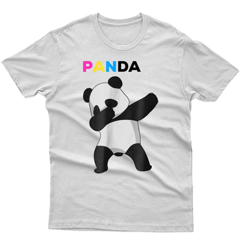 Funny Lgbtq Pansexual Pride Panda Shirt