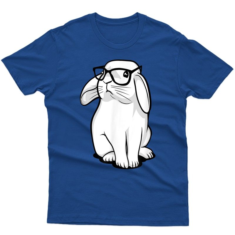 Funny Rabbit Hipster Bunny Geek Nerd Girls T-shirt