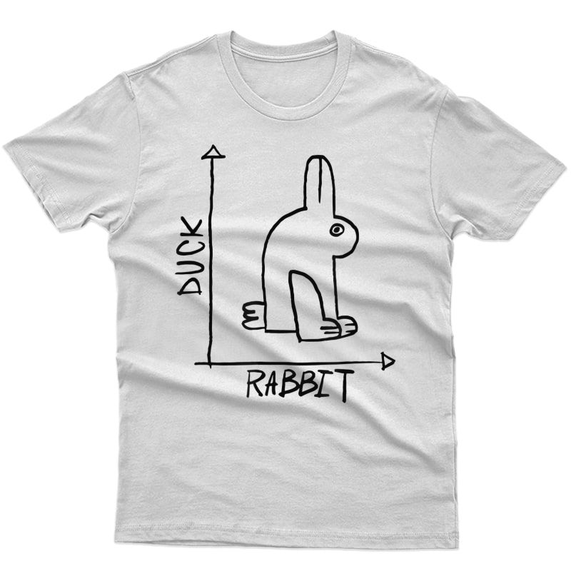Funny Science Nerd Duck Rabbit Physics Math Geek Gift T-shirt