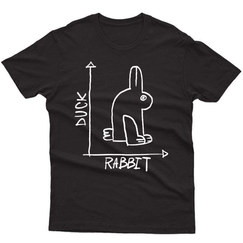 Funny Science Nerd Duck Rabbit Physics Math Geek Gift T-shirt