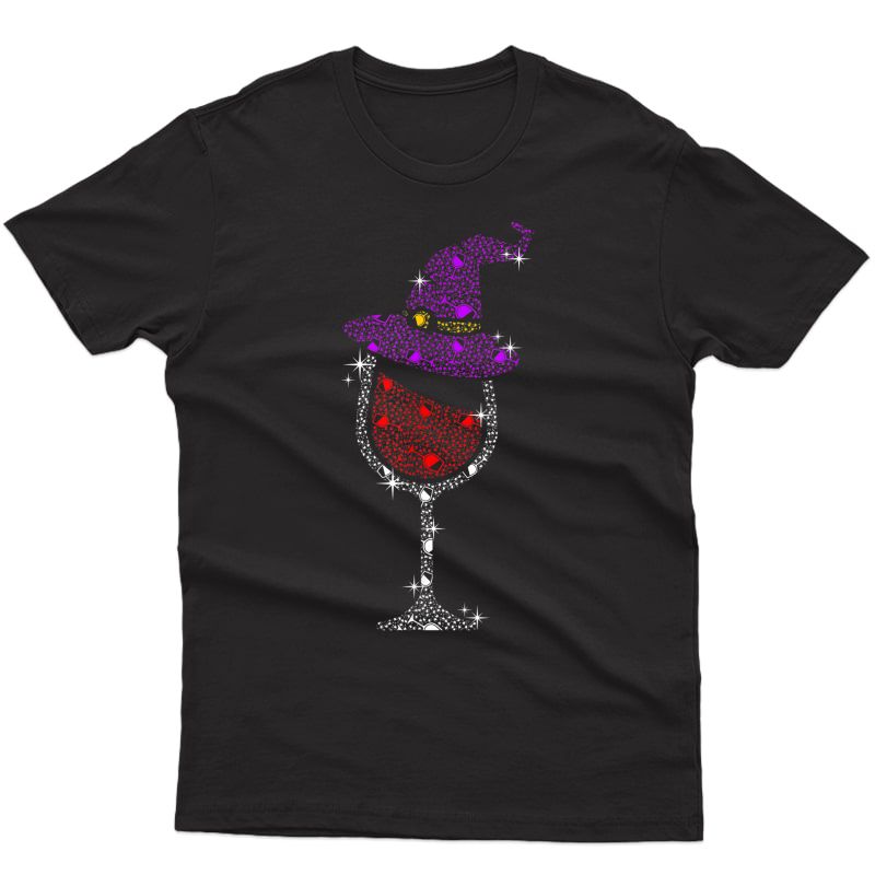 Funny Witch Wine Tshirt Halloween Tee Wine Lover Gift