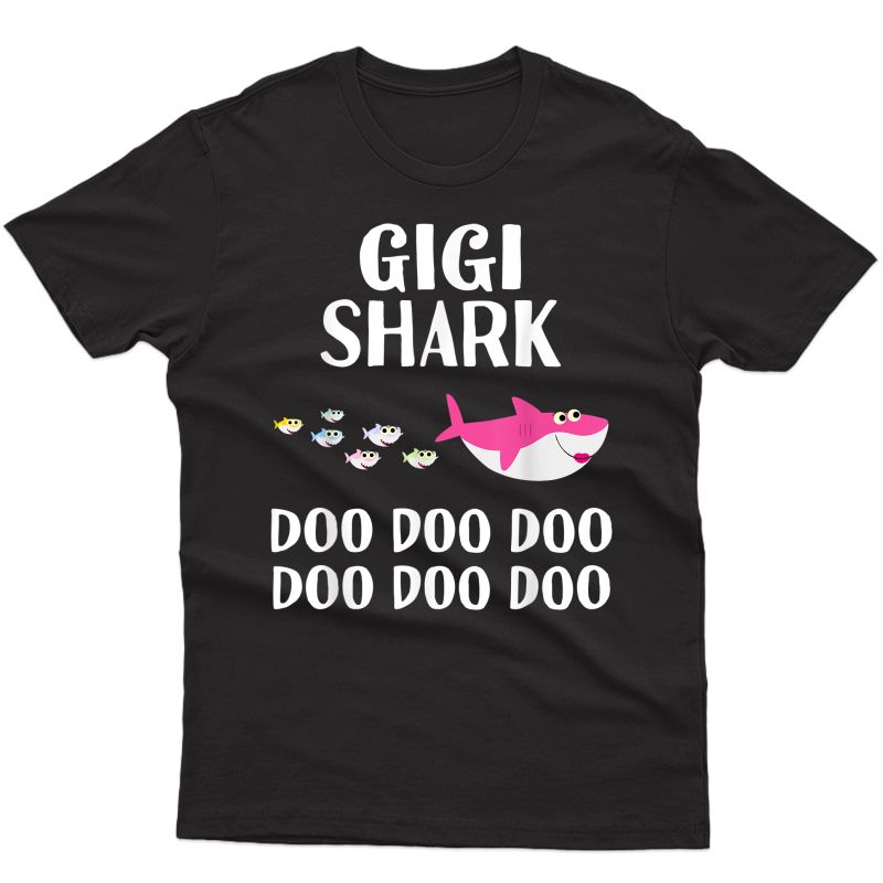 Gigi Shark Doo Doo Grandma Halloween Christmas Mothers Day T-shirt