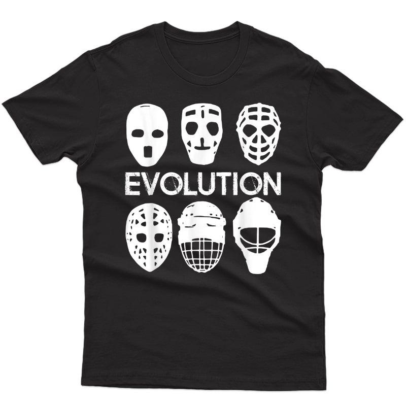 Goalie Mask Evolution Shirt - Gift Ice Hockey Player