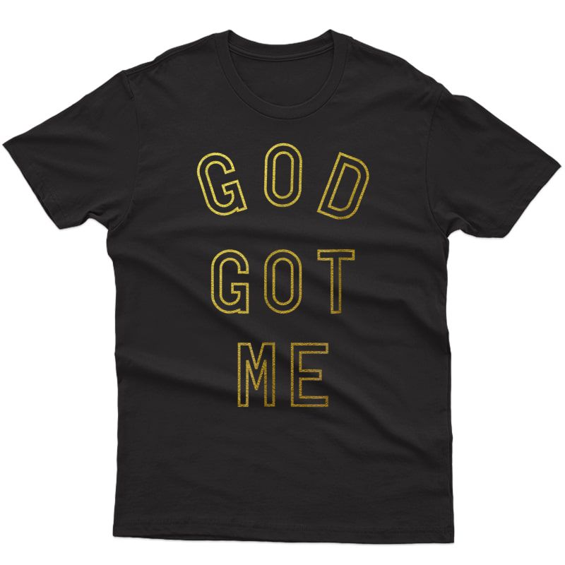 God Gold T-shirt Sneaker Heads Basketball Shoes Fresh