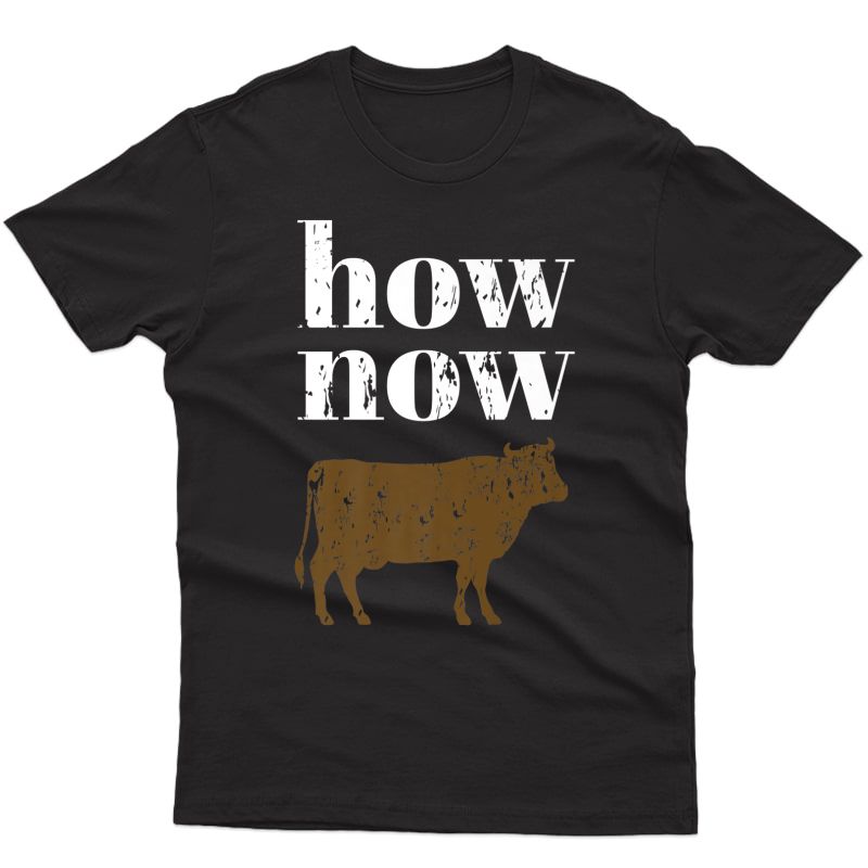 How Now Brown Cow Raccoon Hunting Design Premium T-shirt