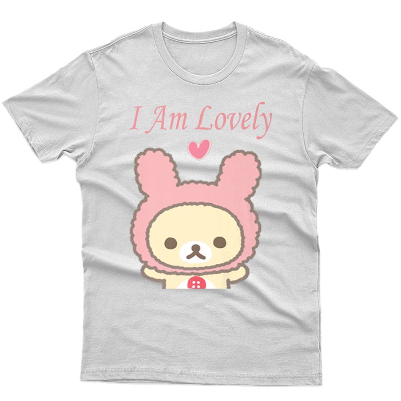 I Am Lovely Kawaii Gamer Bunny Rabbit Pastel Shirt Pretty