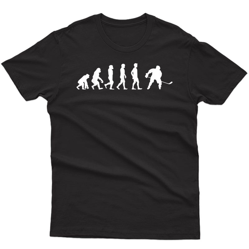 Ice Hockey Player Evolution Hockey Gift T-shirt