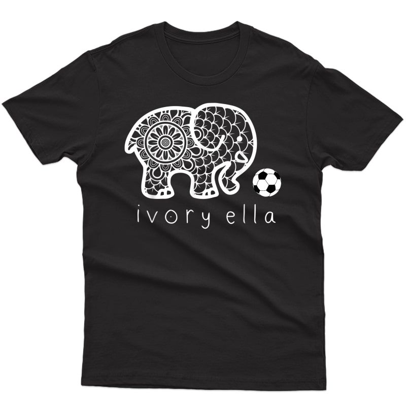 Ivory-ella-elephant-soccer T-shirt