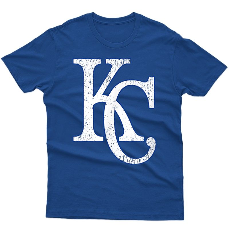Kansas City Baseball Kc Royal Blue Distressed Gameday Gift T-shirt