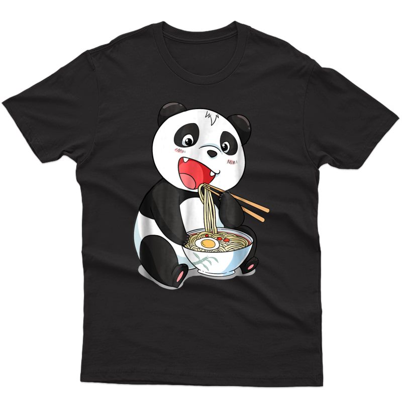 Kawaii Japanese Panda Cat Ra Shirt | Giant Panda Gift Tee