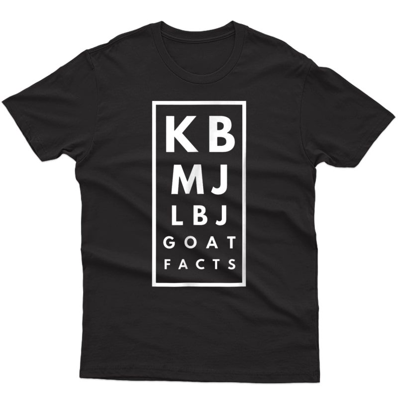 Kb > Mj > Lbj Basketball Goat T-shirt