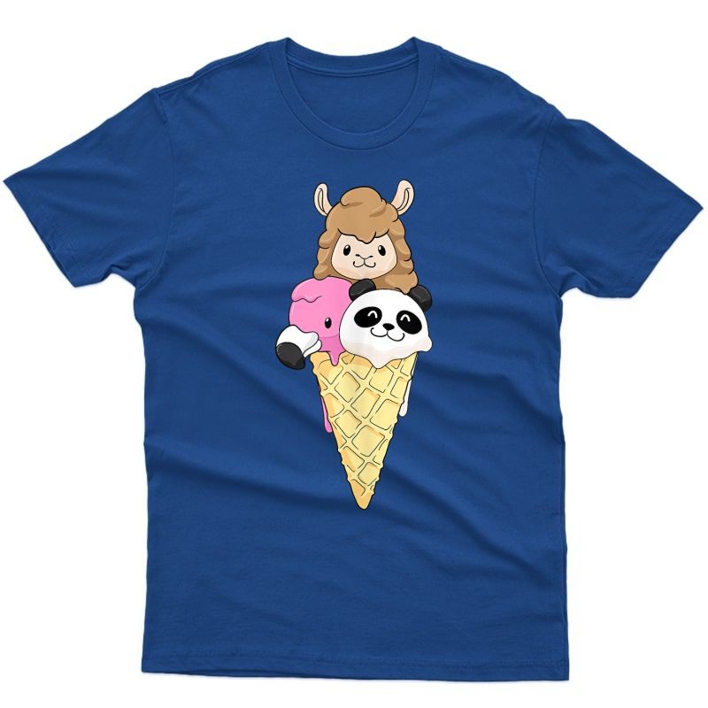  Funny Ice Cream Shirt Flamingo Panda Icecream Tank Top