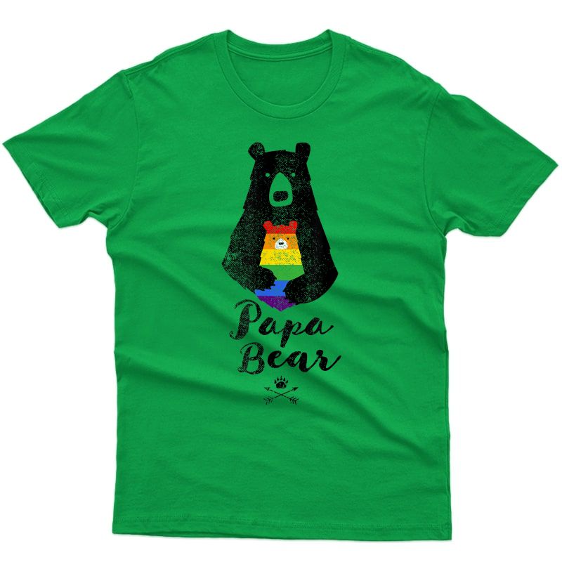 Lgbt Dad & Mom Papa Bear Mama Bear Lgbt Shirt
