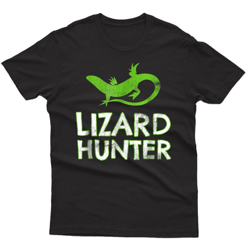 Lizard Lover Shirt Hunter Anole Reptile Boy Gift Birthday