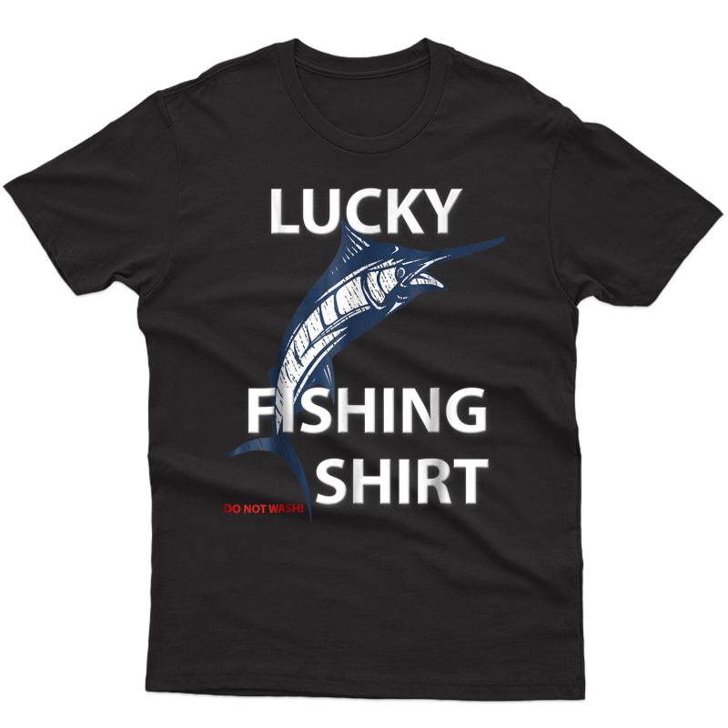 Lucky Fishing Shirt S Funny Fisherman Gift