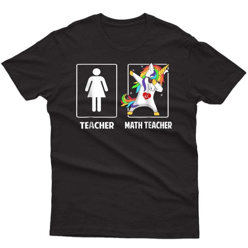Math Tea Unicorn Dabbing Funny T Shirt Gifts Dab Dabs