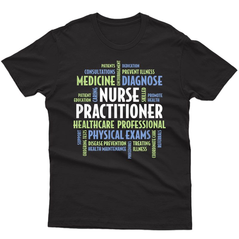 Nurse Practitioner Shirt - Np Words Shirt For Np Gift