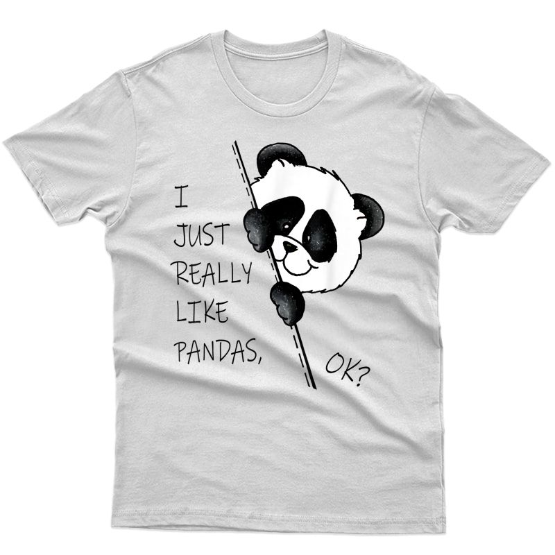 Panda Birthday Girls Teens Panda Bear Gift T-shirt
