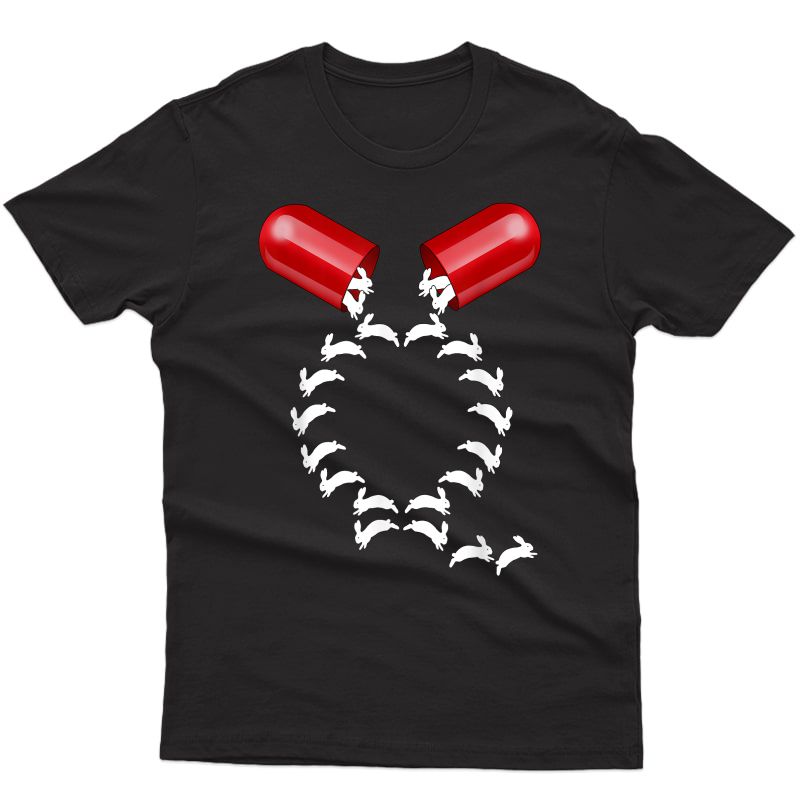 Q Anon Deep State Trump American Red Pill Rabbit Qanon T-shirt