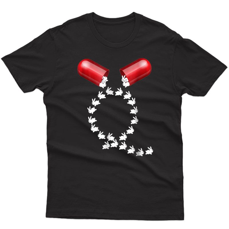 Qanon Follow The Rabbit Red Pill Shirt Q Anon Pilled