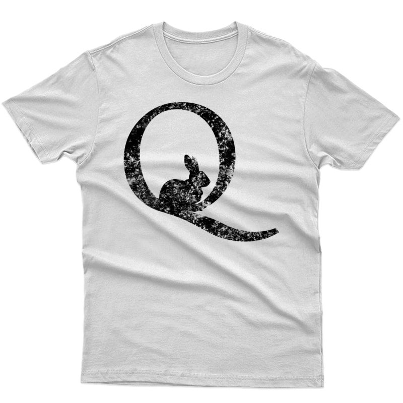 Rabbit Q Deep State Political Trump Patriotic Qanon T-shirt T-shirt