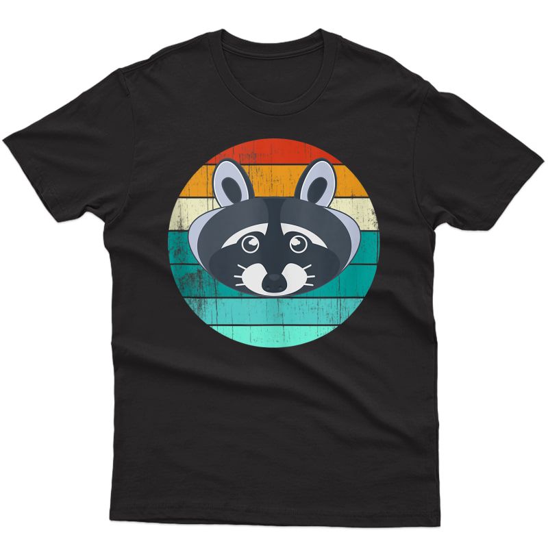 Raccoon Animal Love Perfect Vintage Comic Racoon Tank Top Shirts