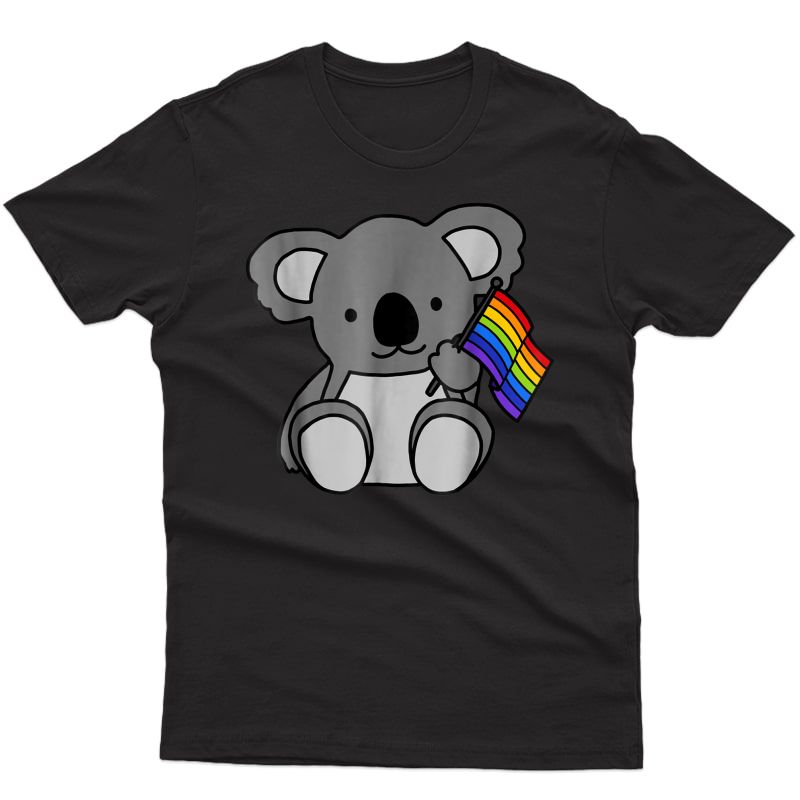 Rainbow Flag Koala - Cute Gay Pride Lgbt Shirt