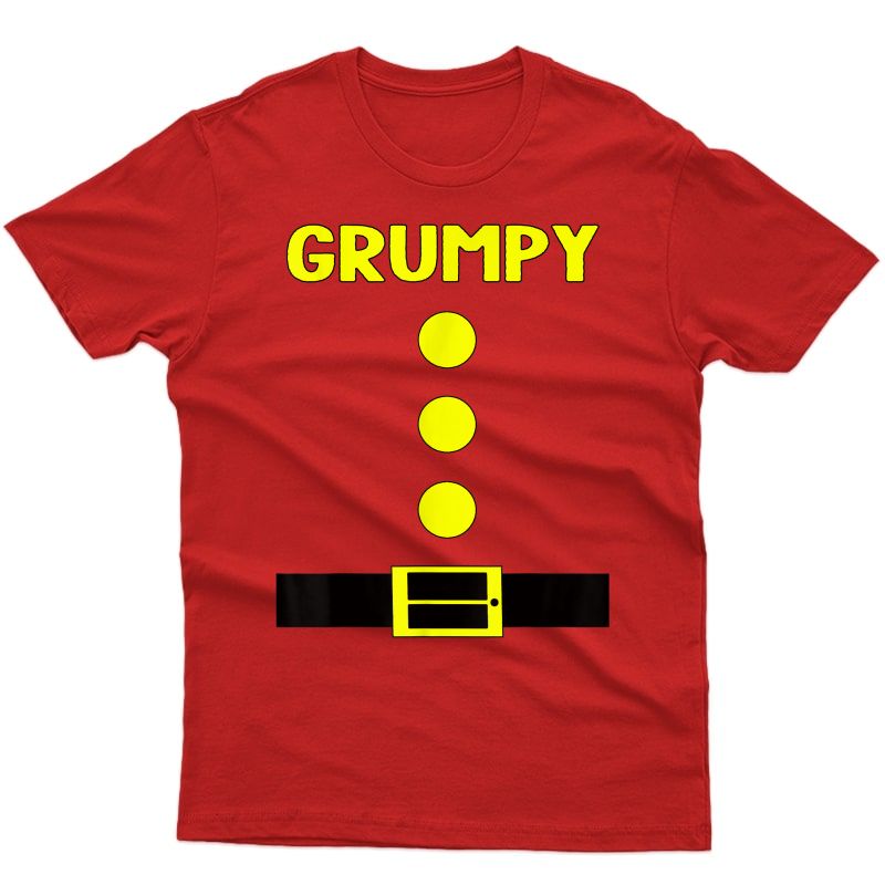 Red Grumpy Dwarf Halloween Costume Gift Idea Grumpy Dwarf T-shirt