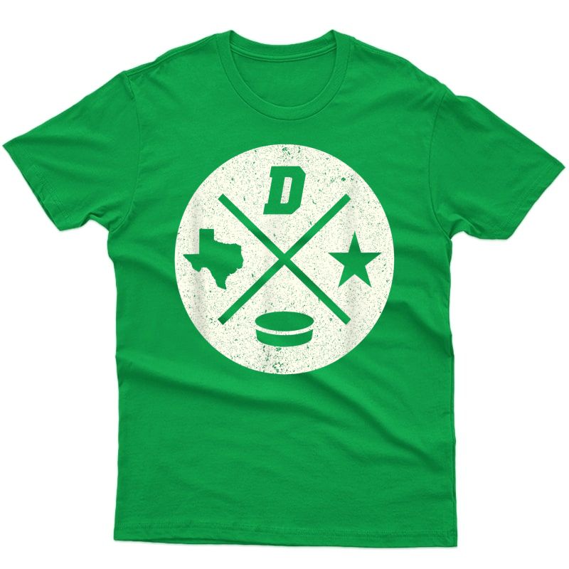 Retro Style, Texas Dallas Ice Hockey T-shirt